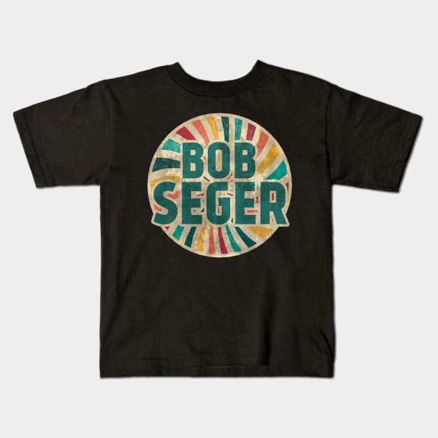 Bob seger vintage Kids T-Shirt by Nocturnal illustrator 